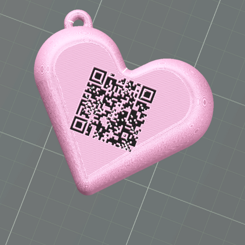 qr-cute bag charm [custom design - digital download]